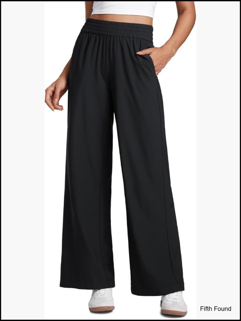 Lightweight Drapey Wide Leg Casual Pants 30" - Flowy Travel Loose Fit Summer